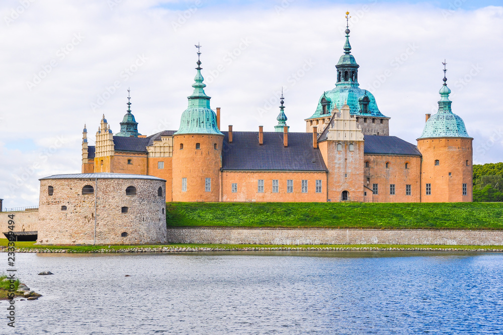 Kalmar castle close-up, Sweden.