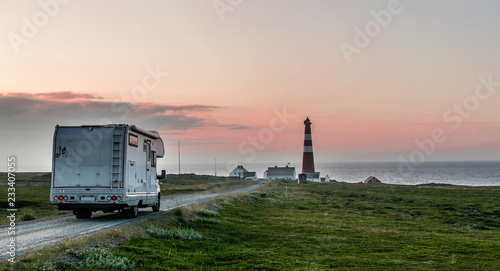 lighthouse slettnes road