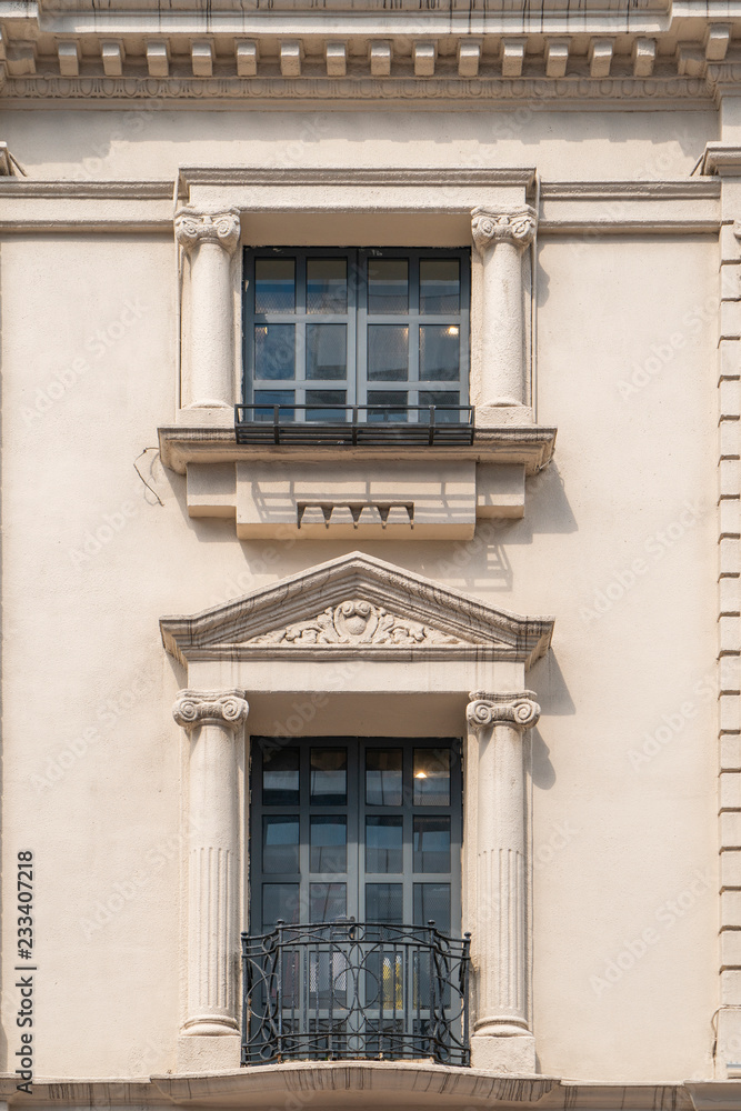 Obraz premium European building windows..