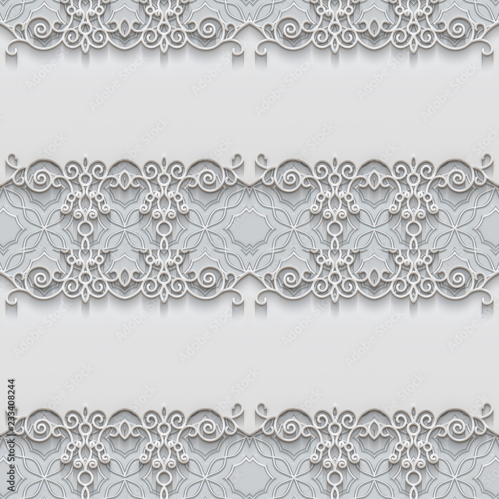 Decorative texture background, 3d illustration