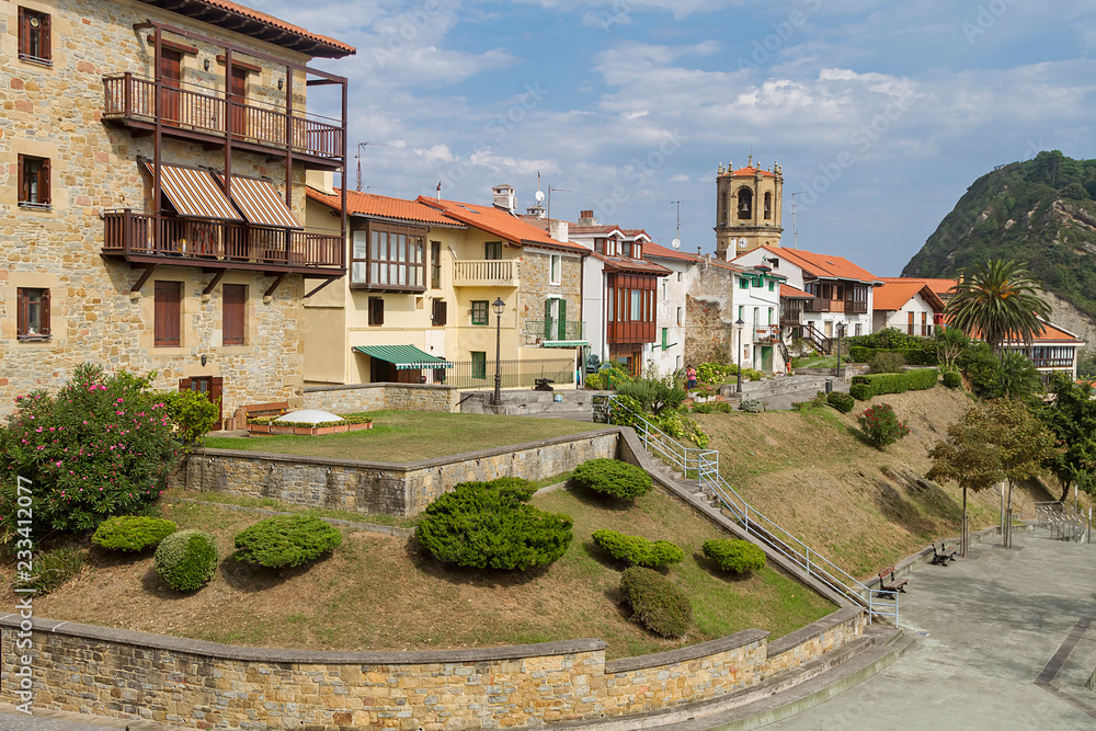 Getaria fishing town in Gipuzkoa, Basque Country