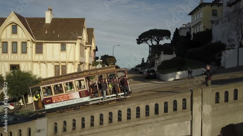 San Francisco Cable Car passing by