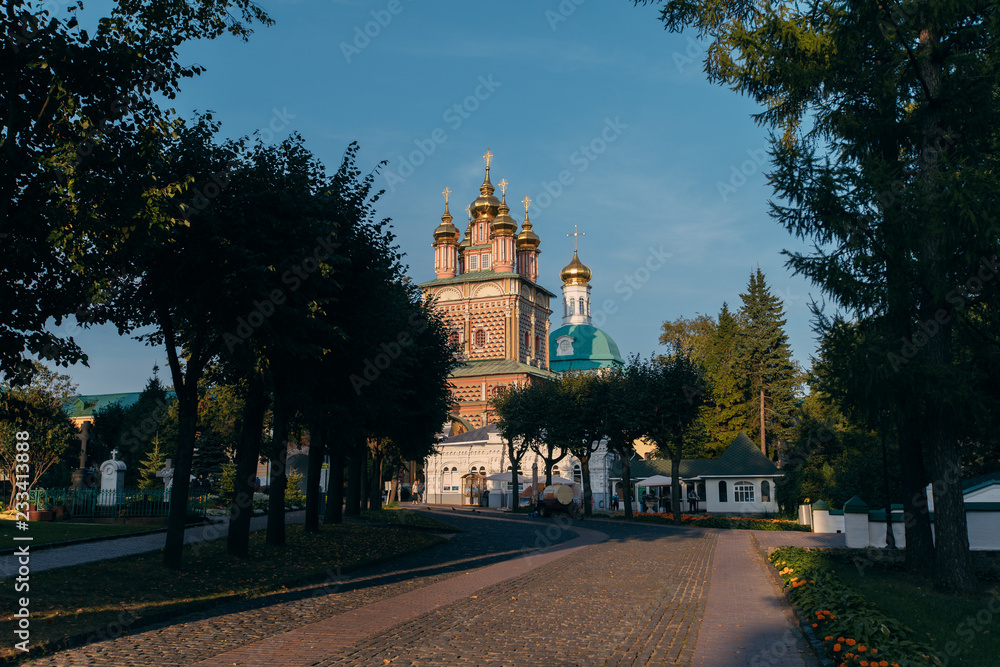 Надвратный борочный храм Рождества Иона Предтечи Trinity Sergius Lavra in Sergiev Posad - Russia