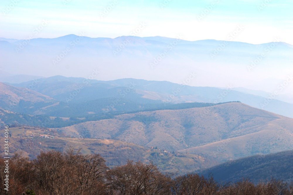landscape of the hills and mountains in autumn
landscape of the hills and mountains in autumn