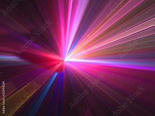 Star burst - technology background - abstract digitally generate