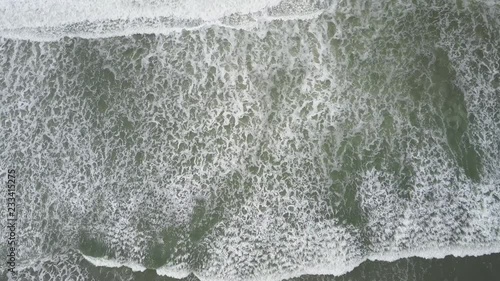 Waves rolling in at Ocean Beach