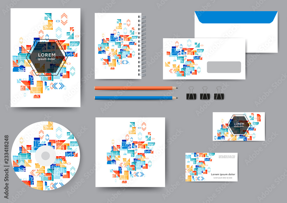 corporate identity geometric corporate identity geometric