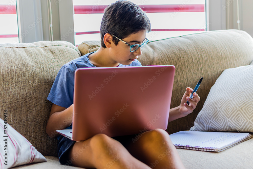 Teenagers doing homework Teenagers doing homework