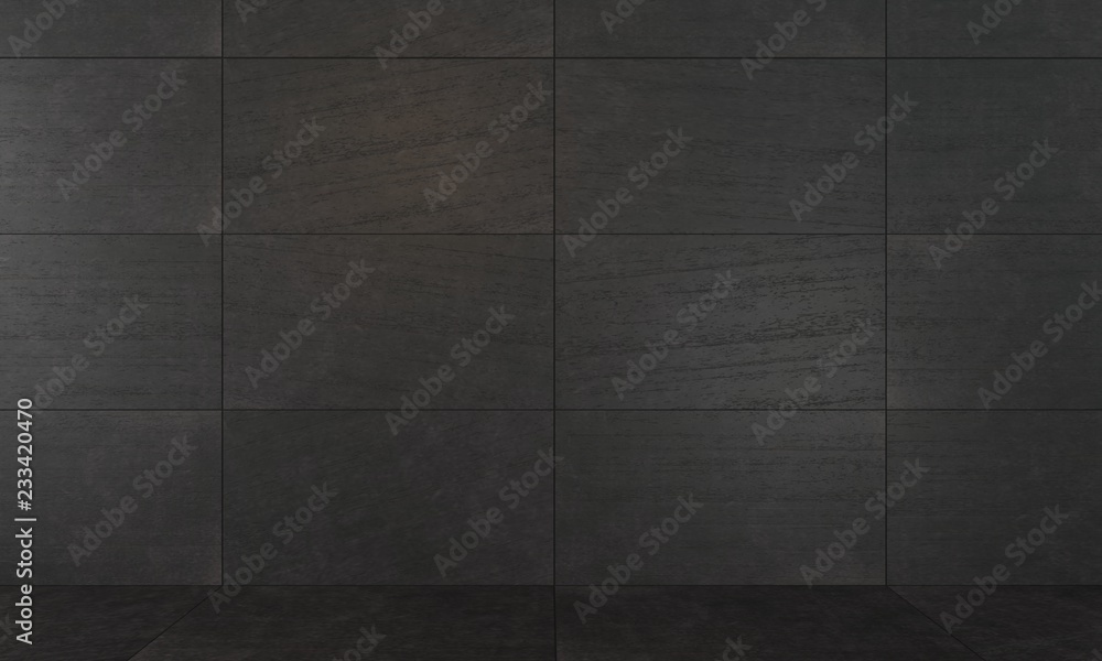 Background dark wall of concrete slabs Background dark wall of concrete slabs