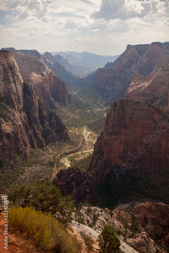 Canyon View in Zion National Park