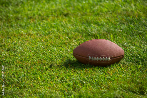 American Football on Grass