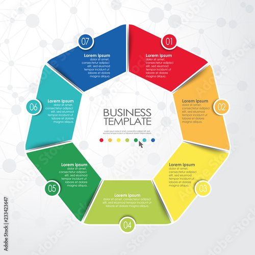 business info graphic template