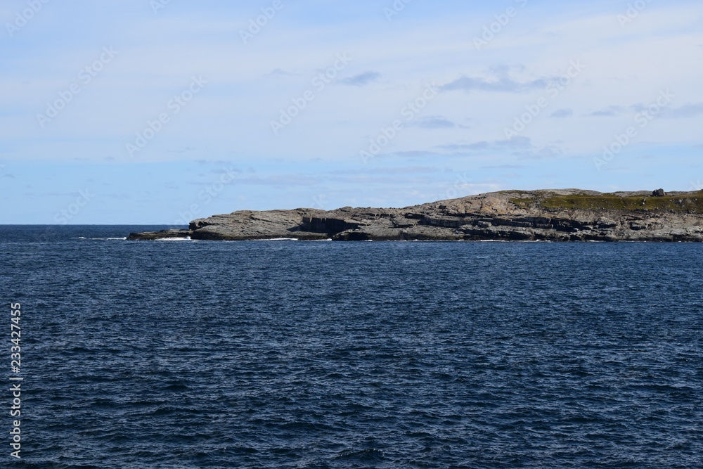 Killick Coast seascape, the tip of the Beamer Rock near Flatrock, Avalon Peninsula Newfoundland Canada Killick Coast seascape, the tip of the Beamer Rock near Flatrock, Avalon Peninsula Newfoundland Canada