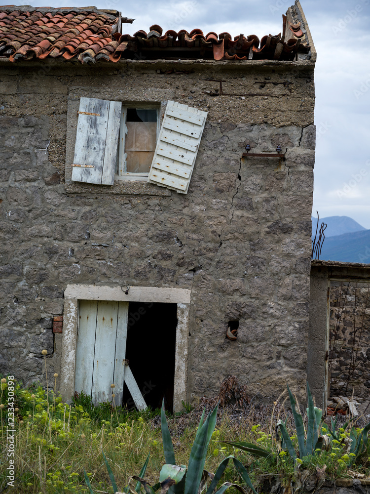 Abandoned house, Karce, Trivet, Montenegro