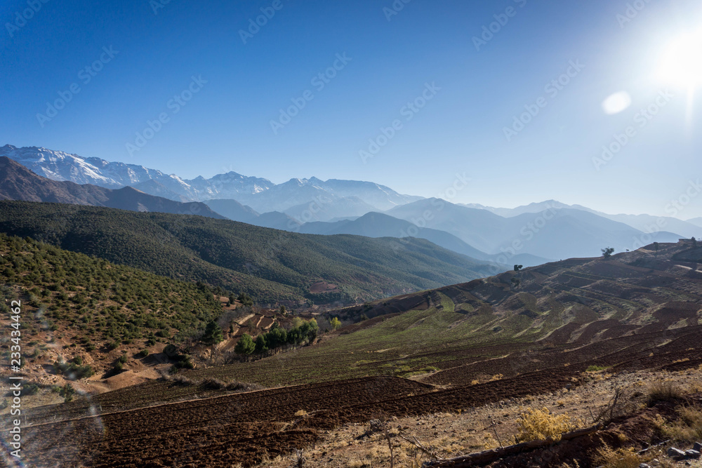 Fototapeta premium Atlas Mountains Vista