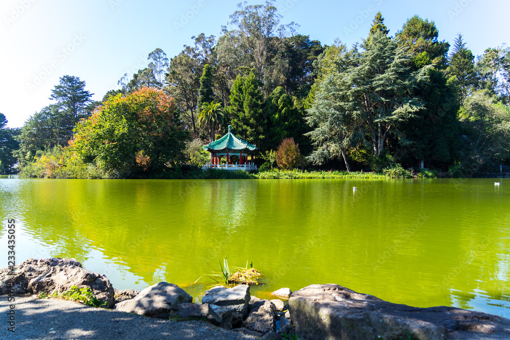 Obraz premium pavilion in the park