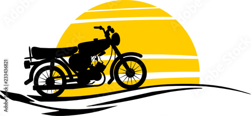 Silhouette East Germany Scooter