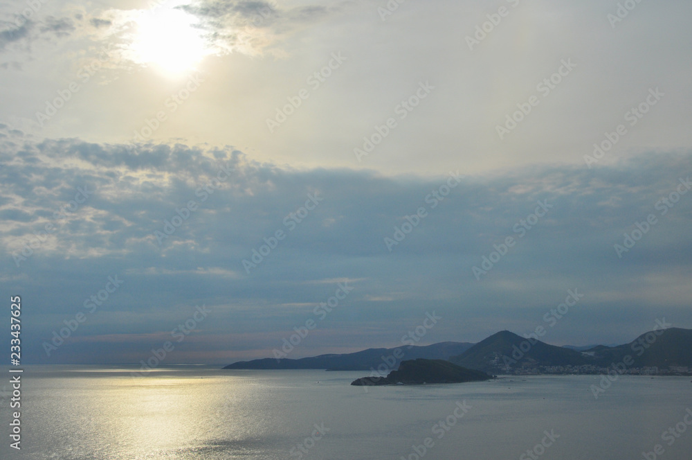 Adriatic sea in Montenegro