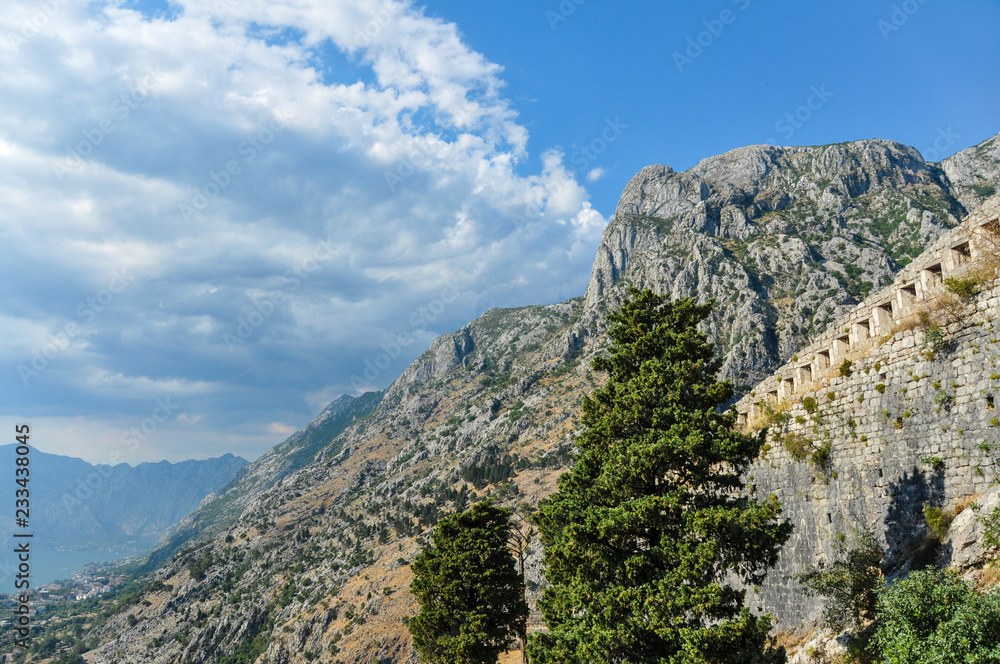 Mountains in Kotor (Montenegro)