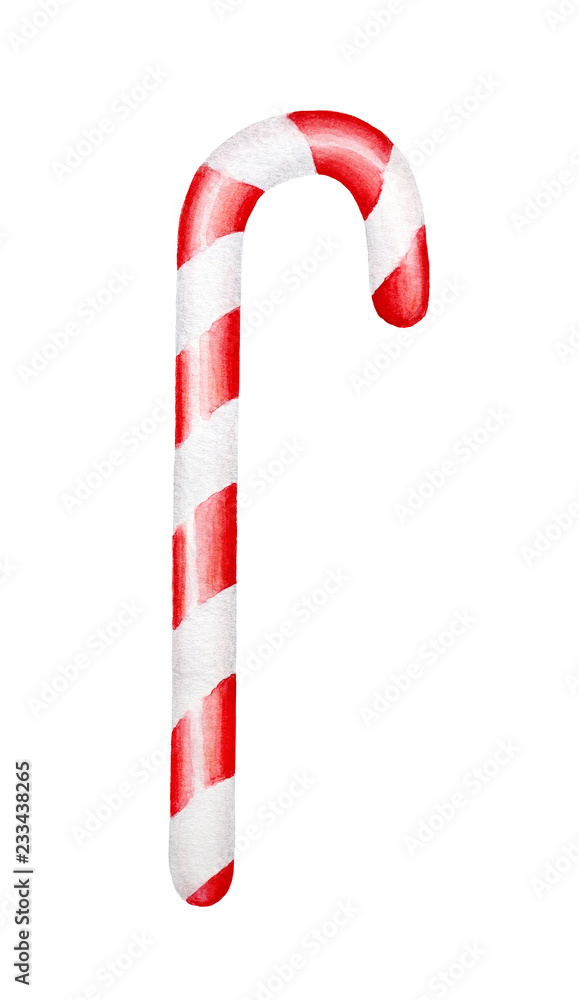 Candy cane sketch icon. | Stock vector | Colourbox
