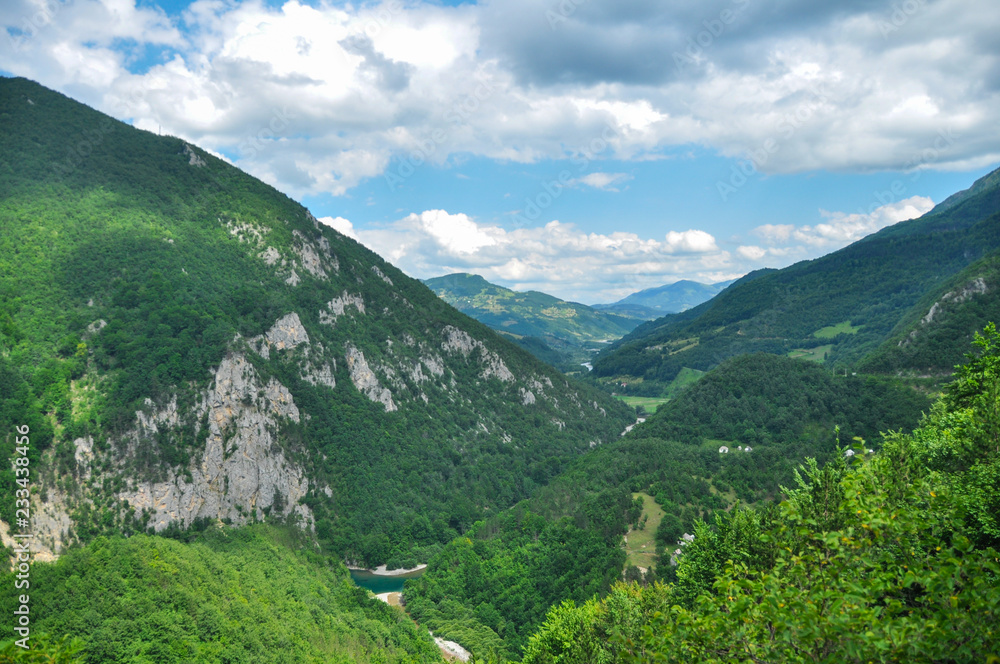 Tara River Canyon in Montenegro