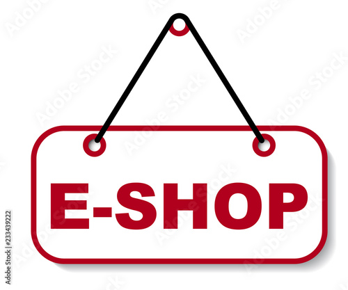 red vector banner eshop