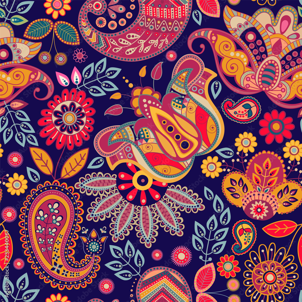 Indian Print Background