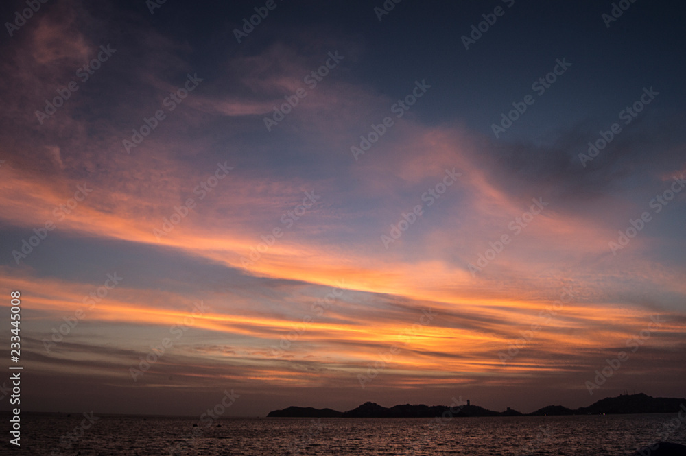 Atardecer en Acapulco México Atardecer en Acapulco México