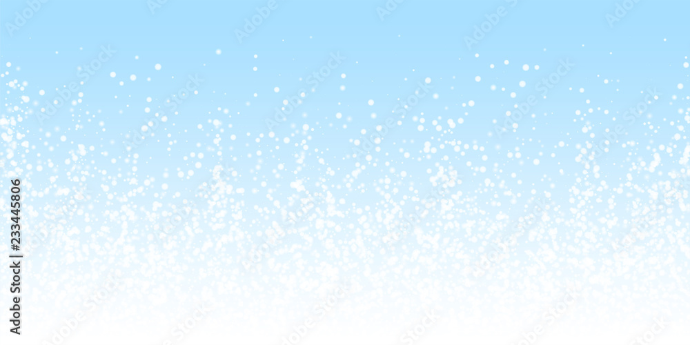 Fototapeta premium 7449969 Amazing falling snow Christmas background. Subtle