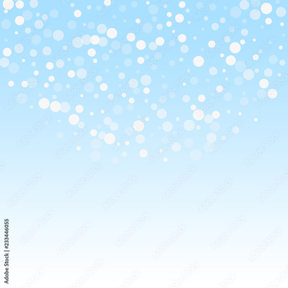 7449977 White dots Christmas background. Subtle flying sno