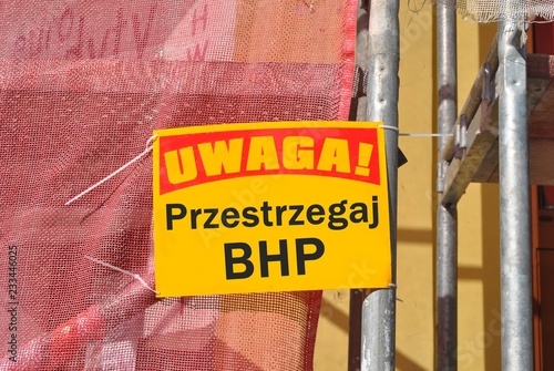 Przestrzegaj BHP photo