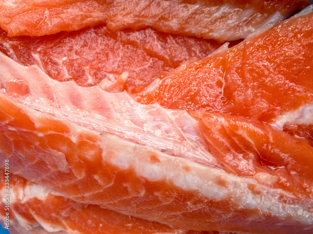 slices of salmon slices of salmon