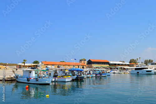Paphos harbour in Cyprus