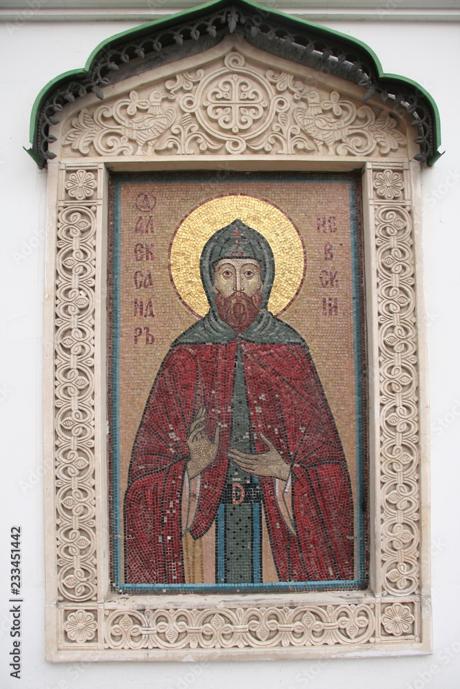 Wall Icons in St. Daniel monastery in Moscow Wall Icons in St. Daniel monastery in Moscow