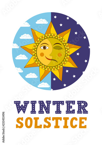 Winter solstice. 