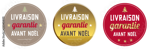 LIVRAISON GARANTIE AVANT NOËL_ÉTIQUETTE