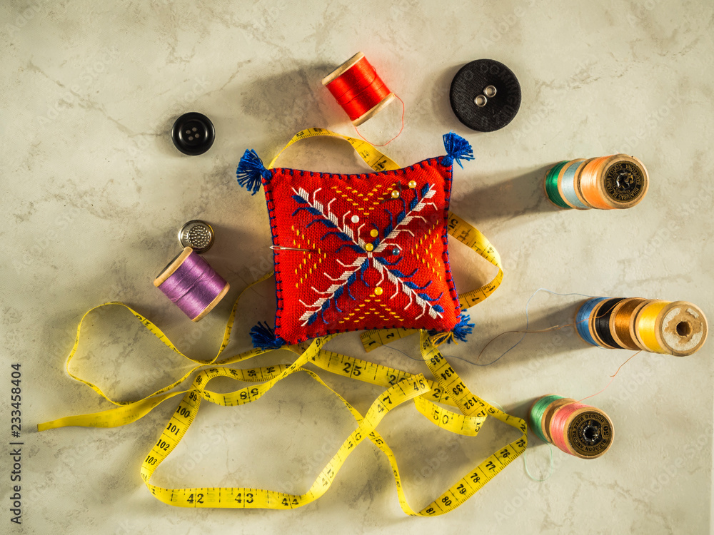 Fototapeta premium Objetos de costura