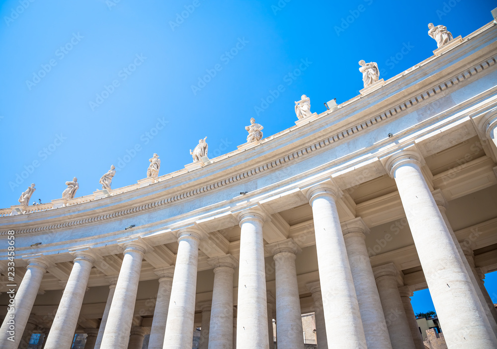 Saint Peter Columns in Rome