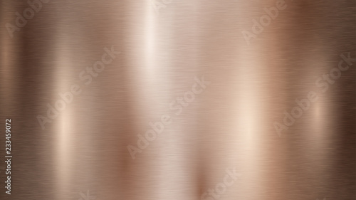 Abstract background with metal texture in bronze color photo