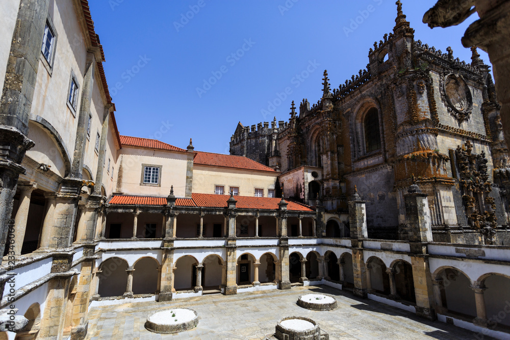 Fototapeta premium The Hostelry Cloister of the Convent of Christ