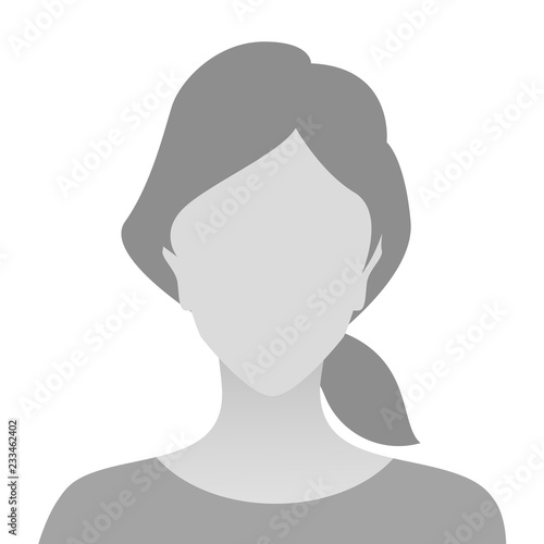 Person gray photo placeholder woman photo