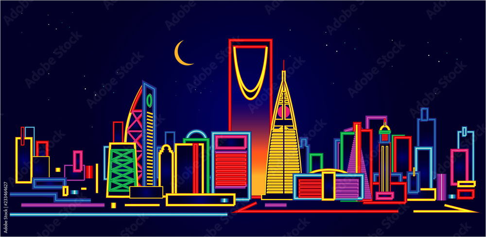 Photography Riyadh Saudi Arabia skyline