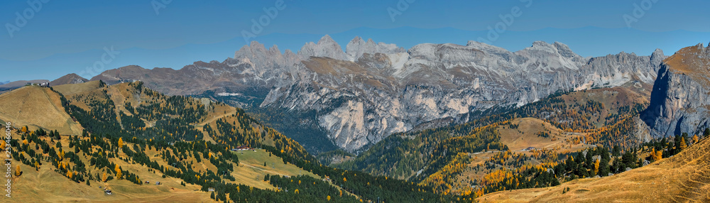 Dolomites, Italy, around the Sella massif