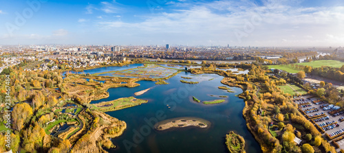 Photography London wetland in the autumn