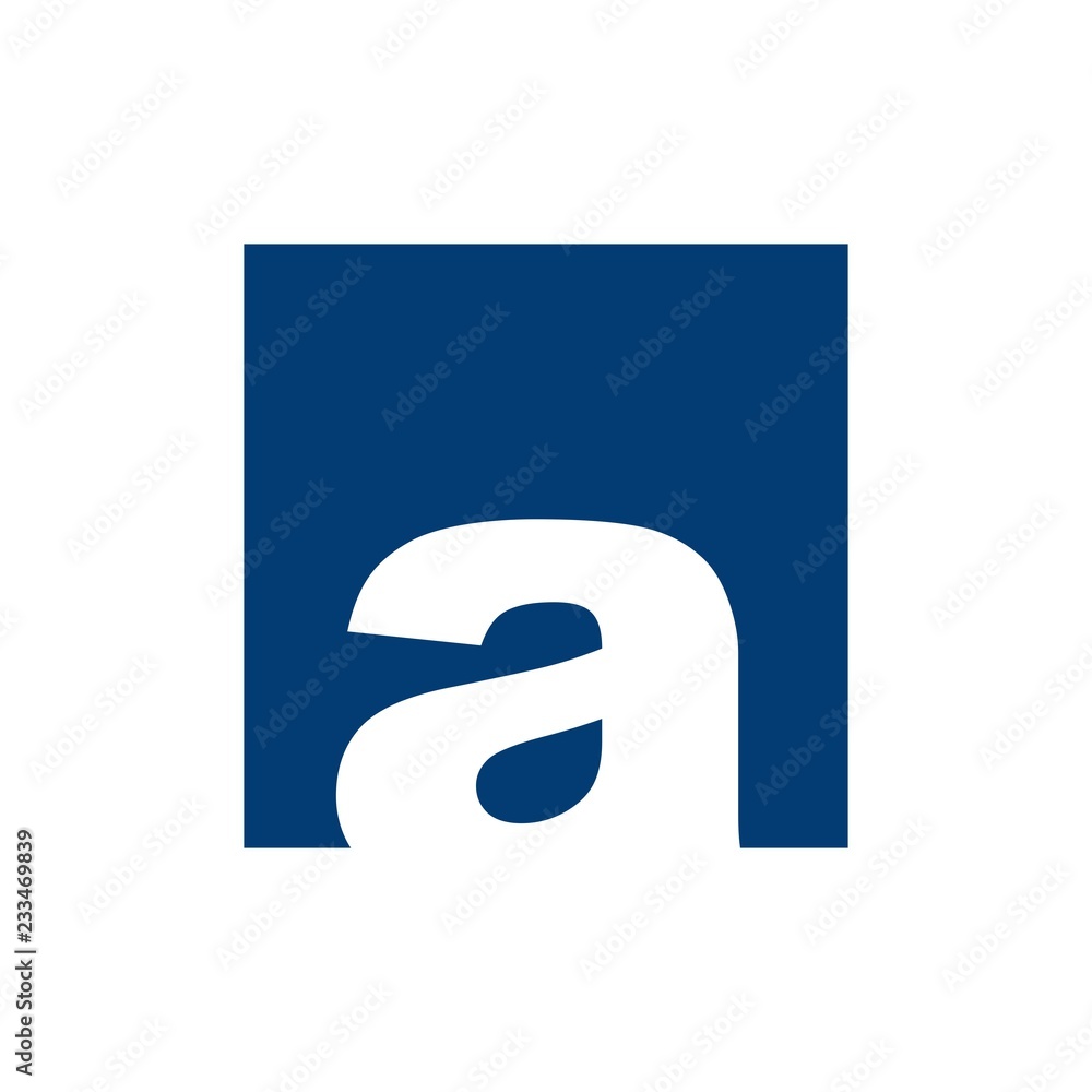 Abc Initial Letter on Shape Logo Vector Abc Initial Letter on Shape Logo Vector
