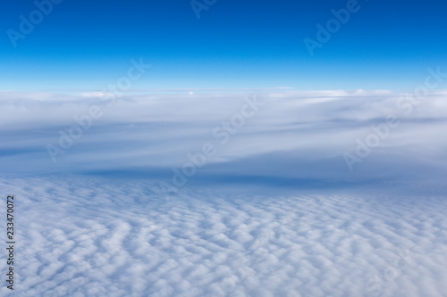 Beautiful cloudscape picture from a airplane © Arpad
