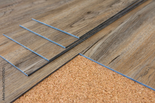 Schilderij op canvas vinyl plank flooring on cork underlayment modern look home improvemnet