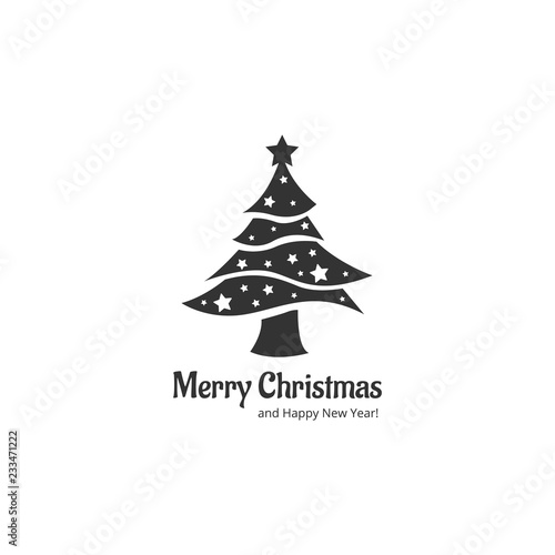 vecor Merry Christmas icon design Vector image