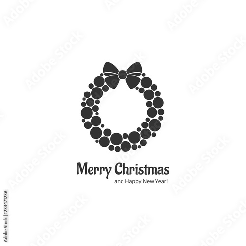 vecor Merry Christmas icon design Vector image