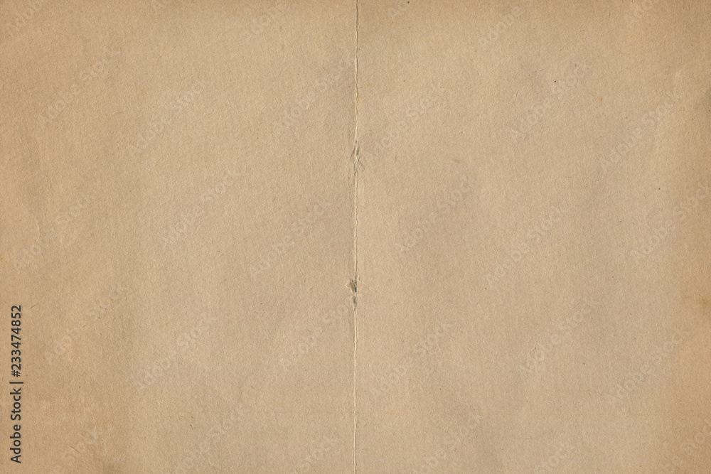 Fototapeta premium - Old coffee grunge paper texture. Vintage background for design and scrapbooking. Old, compressed and crumpled effect.
